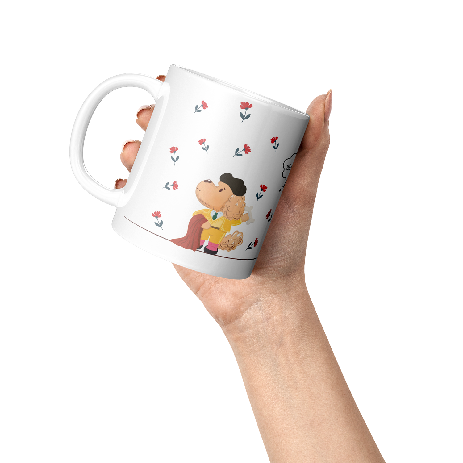 When in Madrid – Premium 11oz Ceramic Travel Mug - Image 7