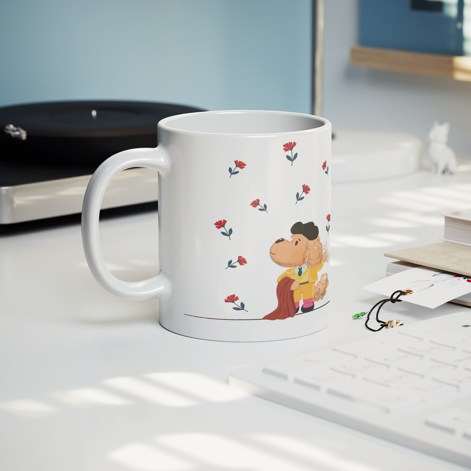 When in Madrid – Premium 11oz Ceramic Travel Mug - Image 8