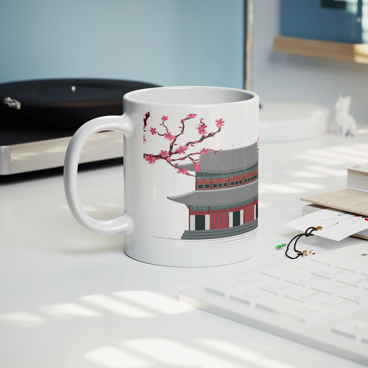 When in Seoul – Premium 11oz Ceramic Travel Mug - Image 9