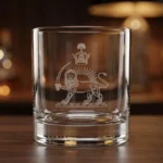 Personalized Whiskey Glass – Custom Engraved Rocks Glass, Logo & Name Gift, Groomsmen & Birthday Gift, USA Made