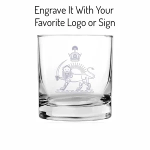 Personalized Engraved Whiskey Glass – Custom Monogram Rocks Glass Gift for Men, Couples & Weddings